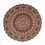 Persisk tæppe - Tabriz - Royal rundt  - 150 x 150 cm - brun