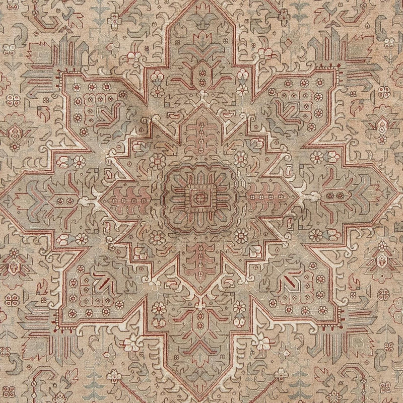 Persisk tæppe - Tabriz - Royal - 296 x 198 cm - lys brun