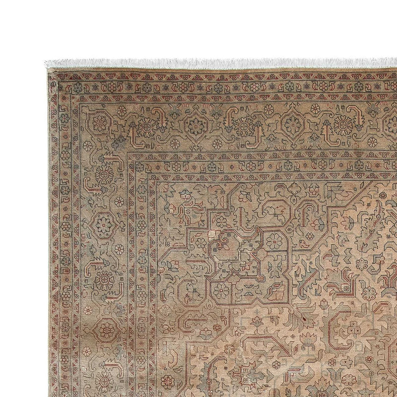Persisk tæppe - Tabriz - Royal - 296 x 198 cm - lys brun