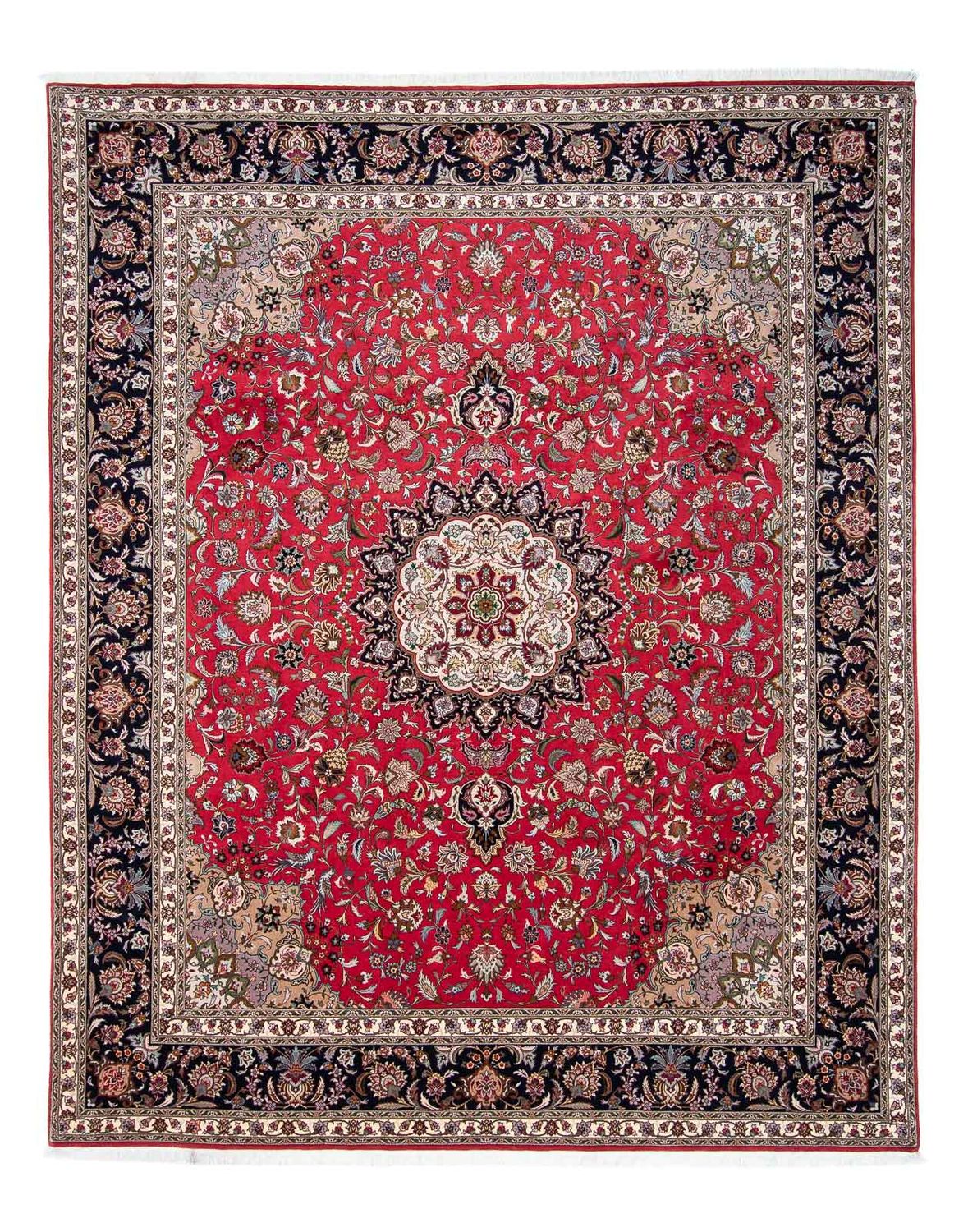 Persisk tæppe - Tabriz - Royal - 310 x 250 cm - rød