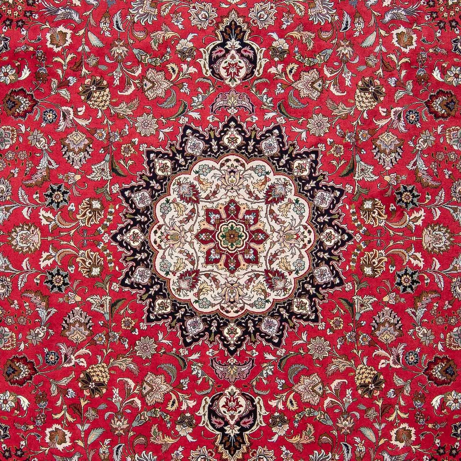 Persisk tæppe - Tabriz - Royal - 310 x 250 cm - rød