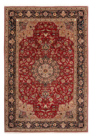Persisk tæppe - Tabriz - Royal - 308 x 205 cm - mørkerød