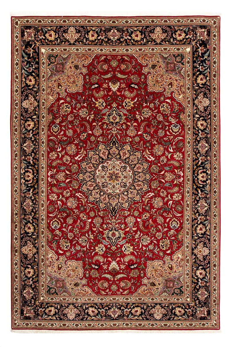 Persisk tæppe - Tabriz - Royal - 308 x 205 cm - mørkerød