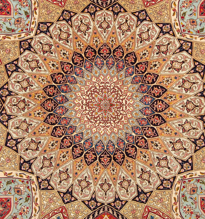 Persisk tæppe - Tabriz - Royal - 246 x 205 cm - flerfarvet