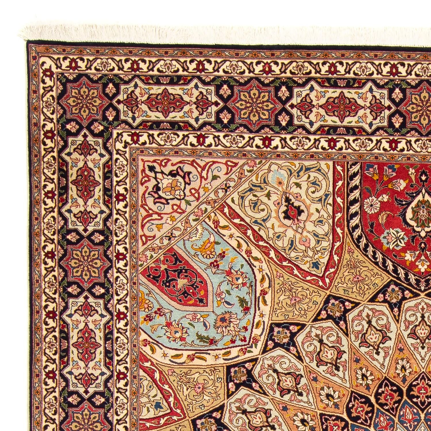 Persisk tæppe - Tabriz - Royal - 246 x 205 cm - flerfarvet