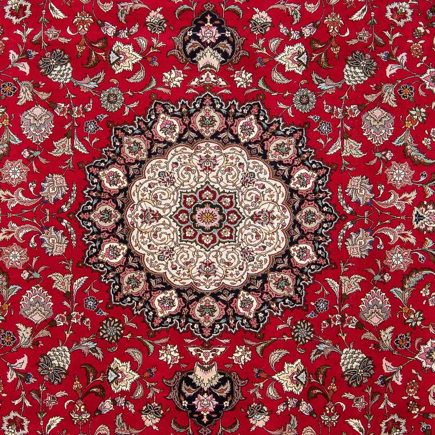 Persisk tæppe - Tabriz - Royal - 302 x 248 cm - rød