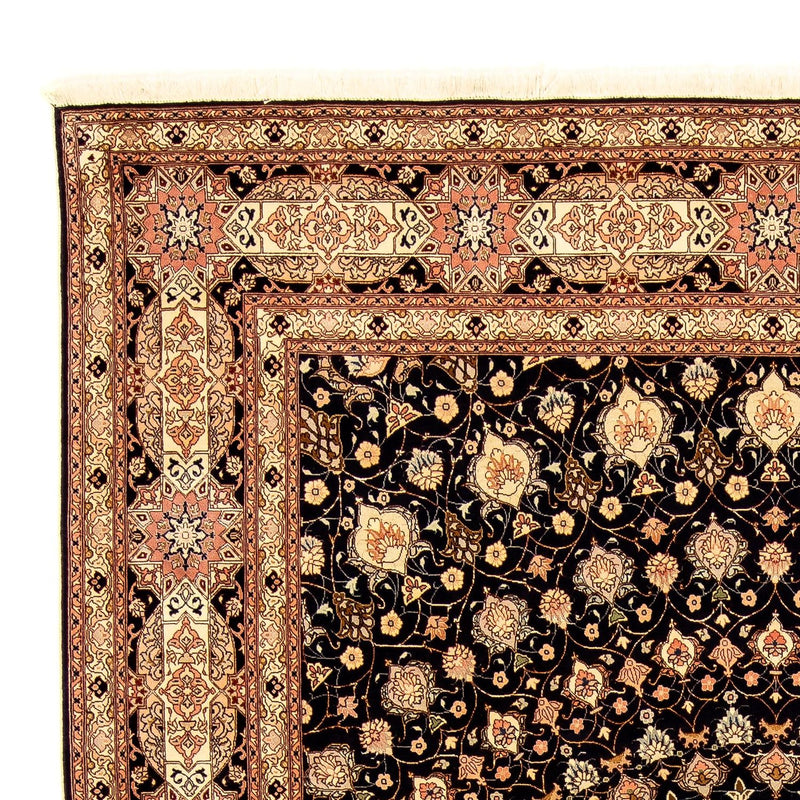 Persisk tæppe - Tabriz - Royal - 338 x 248 cm - mørkeblå