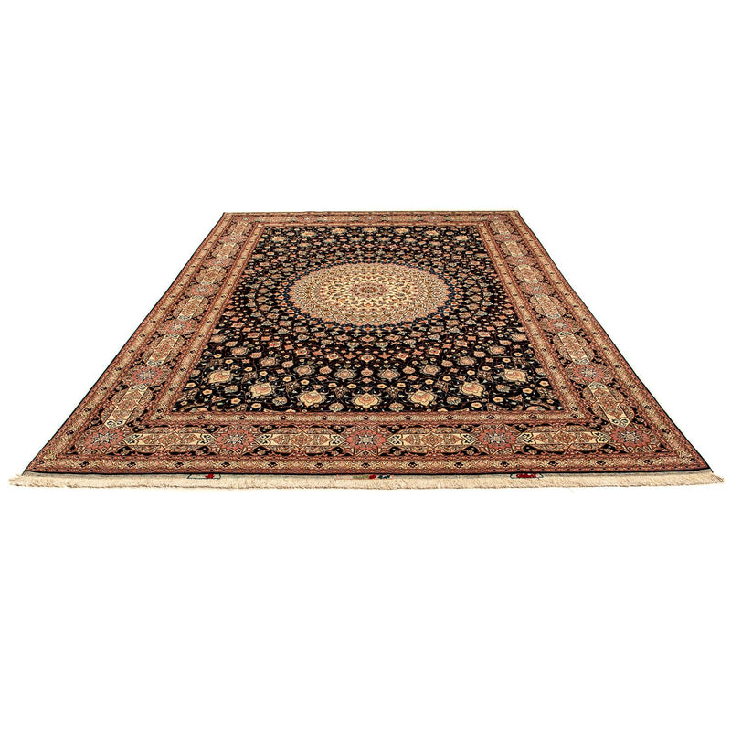 Persisk tæppe - Tabriz - Royal - 338 x 248 cm - mørkeblå