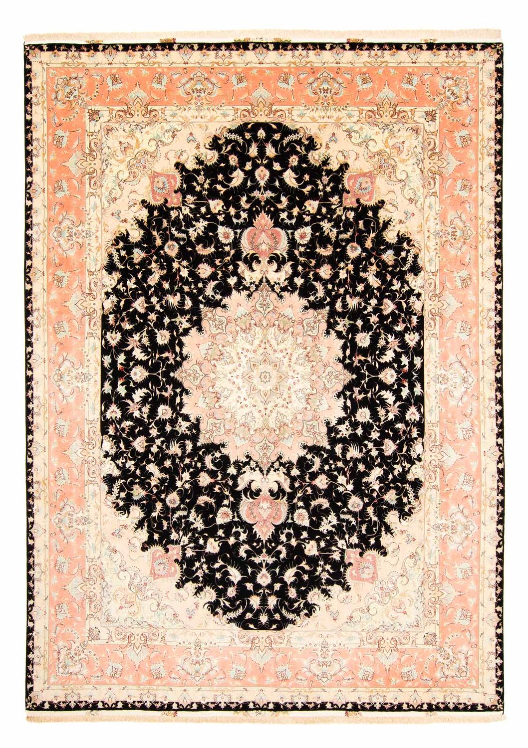 Persisk tæppe - Tabriz - Royal - 397 x 297 cm - beige