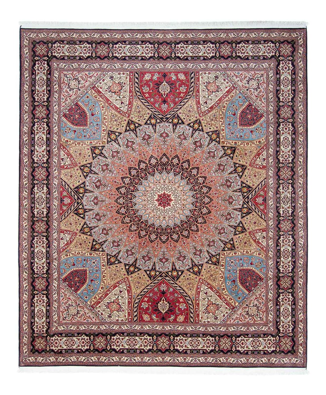 Persisk tæppe - Tabriz - Royal - 298 x 253 cm - flerfarvet