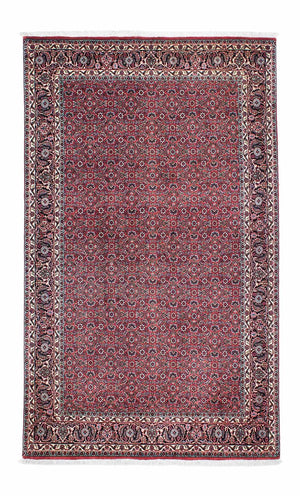 Persisk tæppe - Bijar - 216 x 128 cm - lysrød