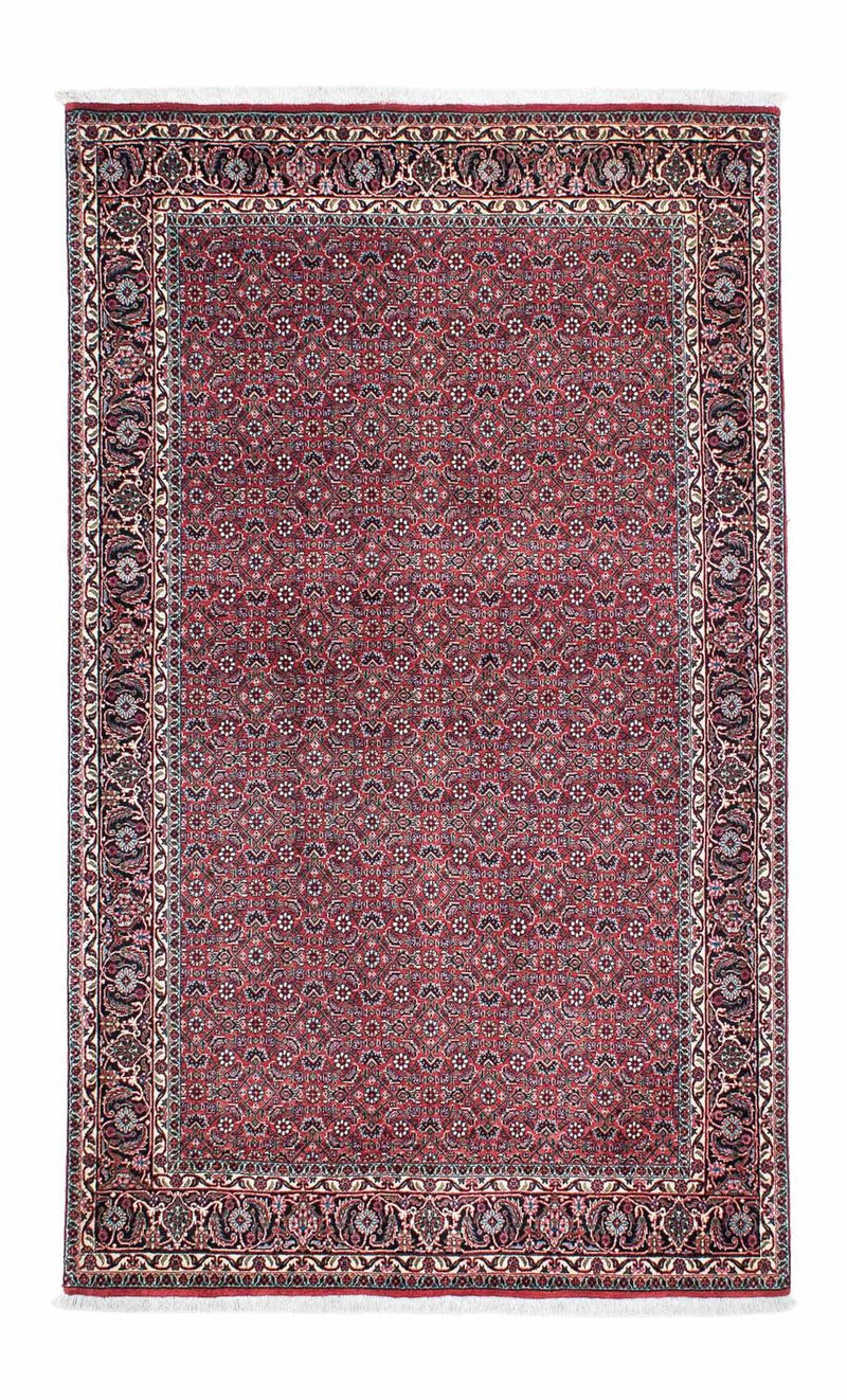 Persisk tæppe - Bijar - 216 x 128 cm - lysrød