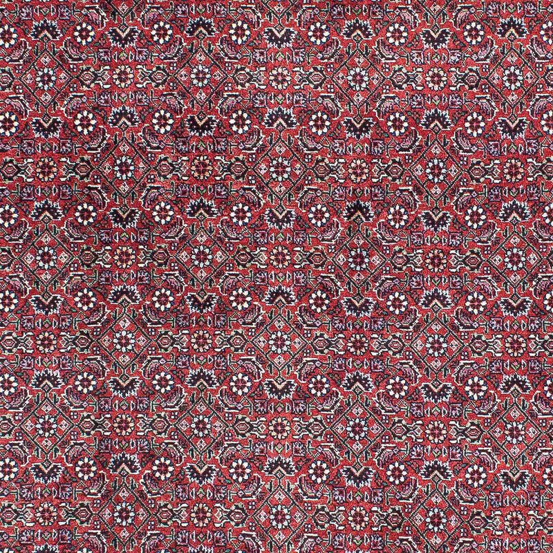 Persisk tæppe - Bijar - 216 x 128 cm - lysrød