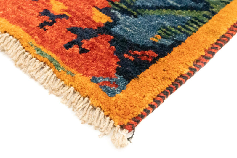 Gabbeh-tæppe - Persisk - 126 x 69 cm - rød