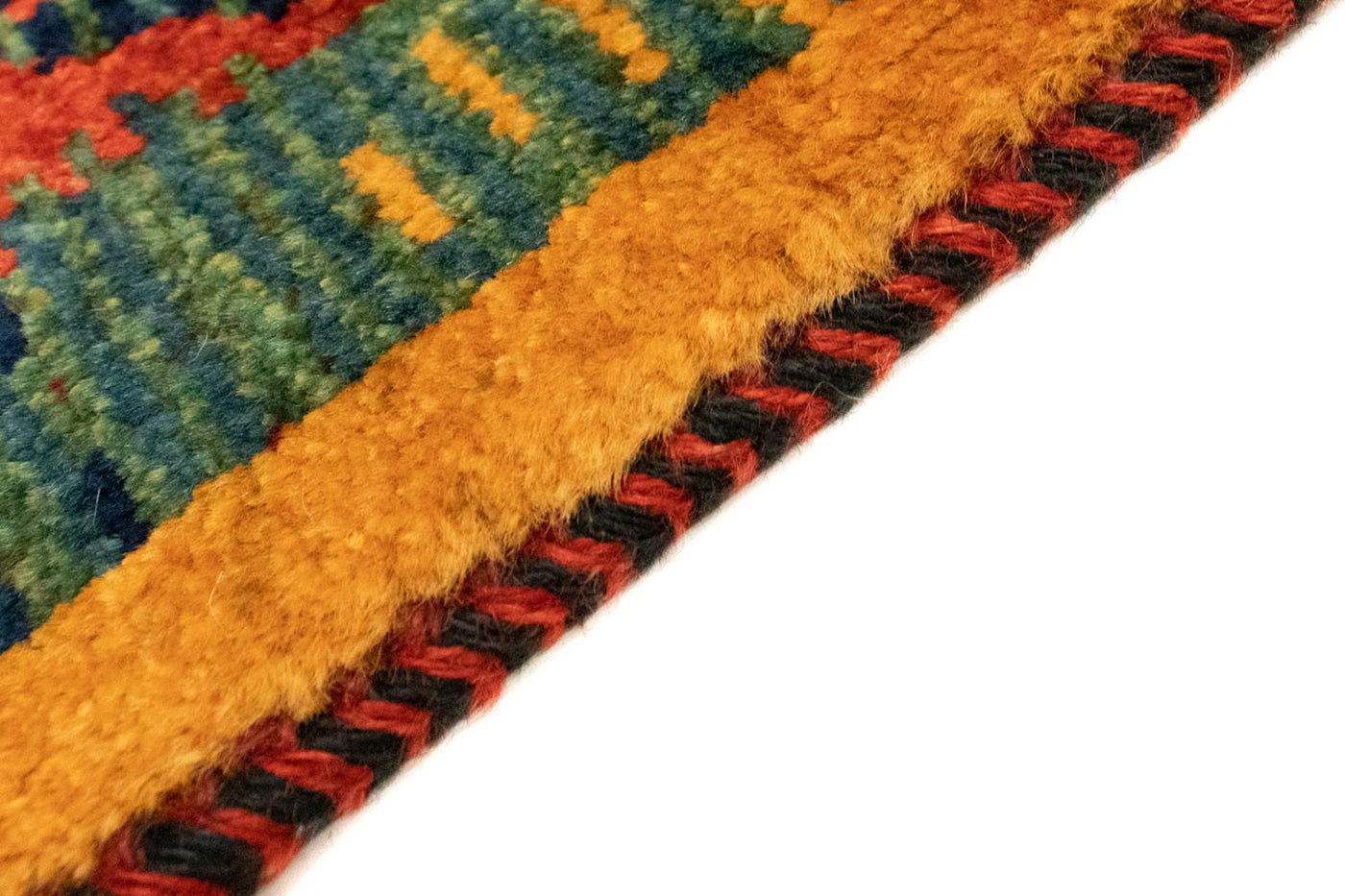 Persisk Gabbeh Tæppe 126x69cm - Perserteppich Wollteppich