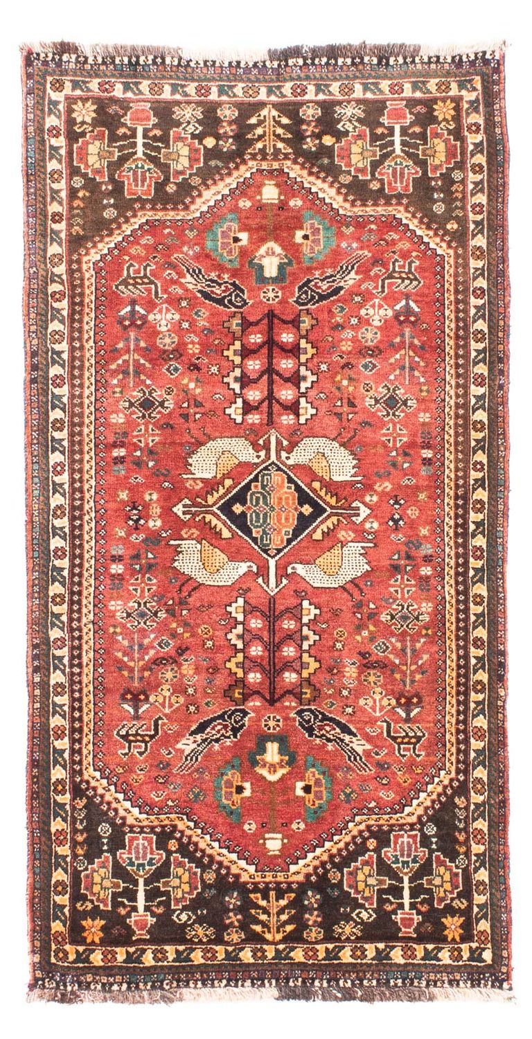 Løber Persisk tæppe - Nomadisk - 160 x 83 cm - mørkerød