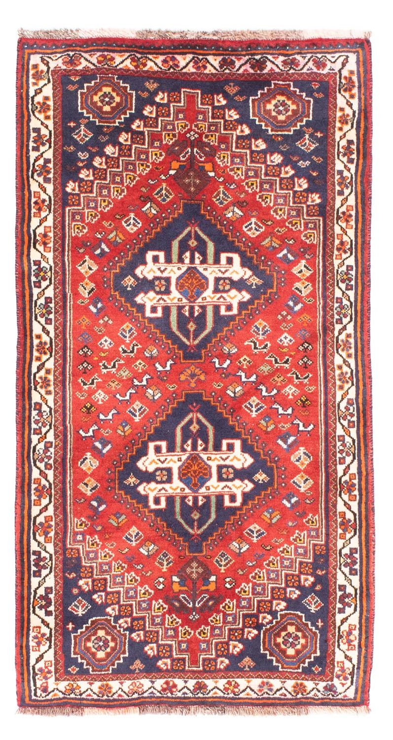 Persisk tæppe - Nomadisk - 150 x 83 cm - mørkeblå