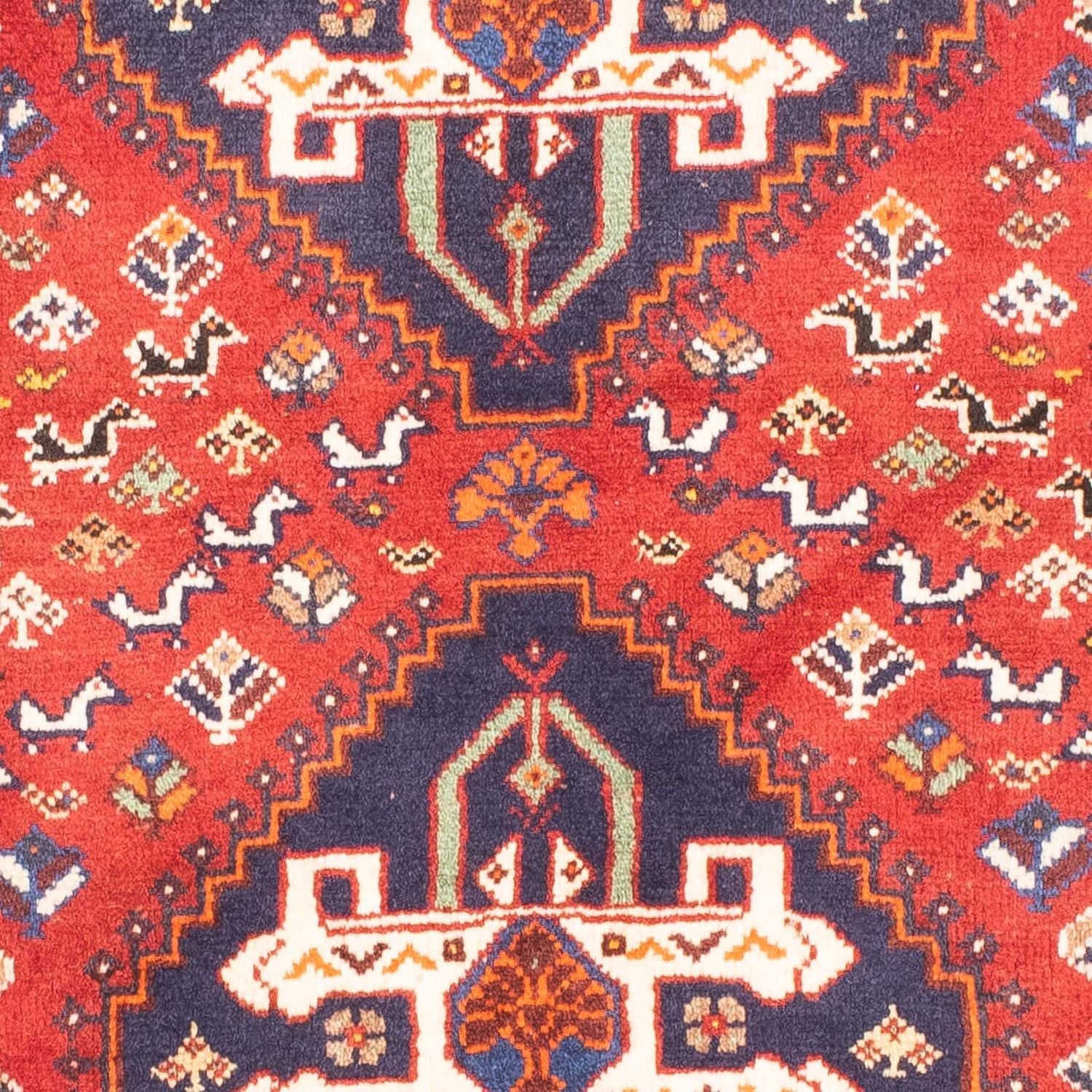 Persisk tæppe - Nomadisk - 150 x 83 cm - mørkeblå