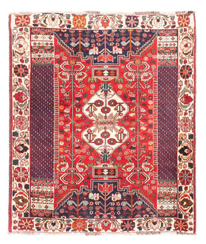 Persisk tæppe - Nomadisk - 148 x 121 cm - rød