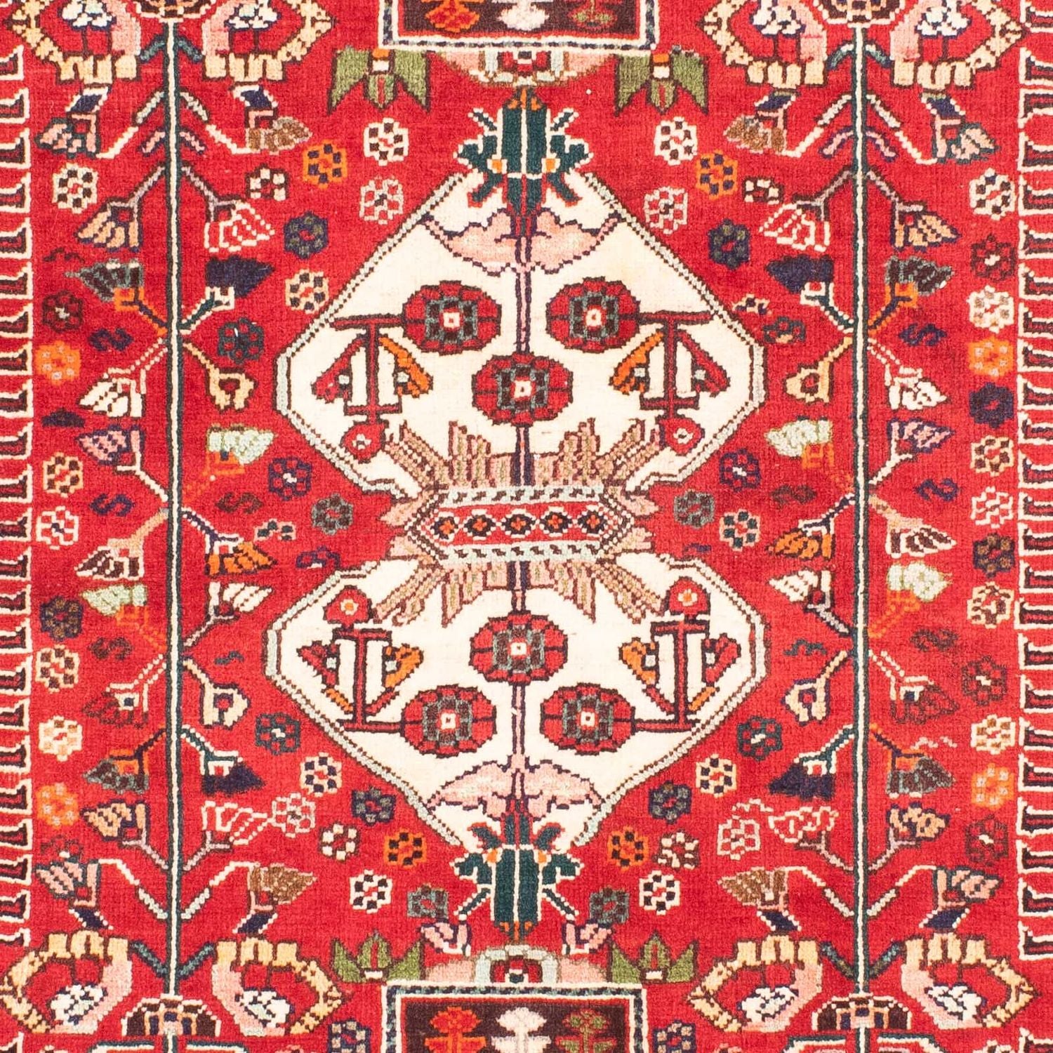 Persisk tæppe - Nomadisk - 148 x 121 cm - rød