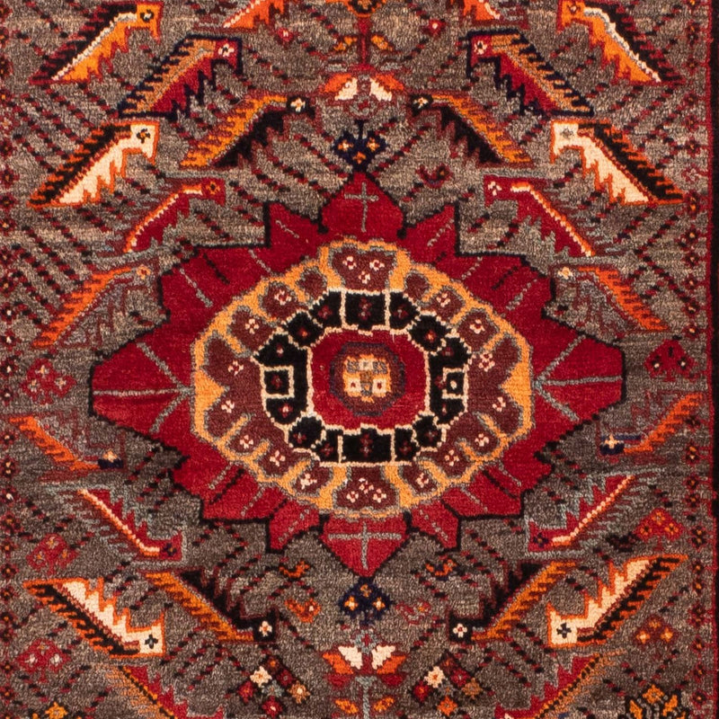 Løber Persisk tæppe - Nomadisk - 168 x 80 cm - mørkerød