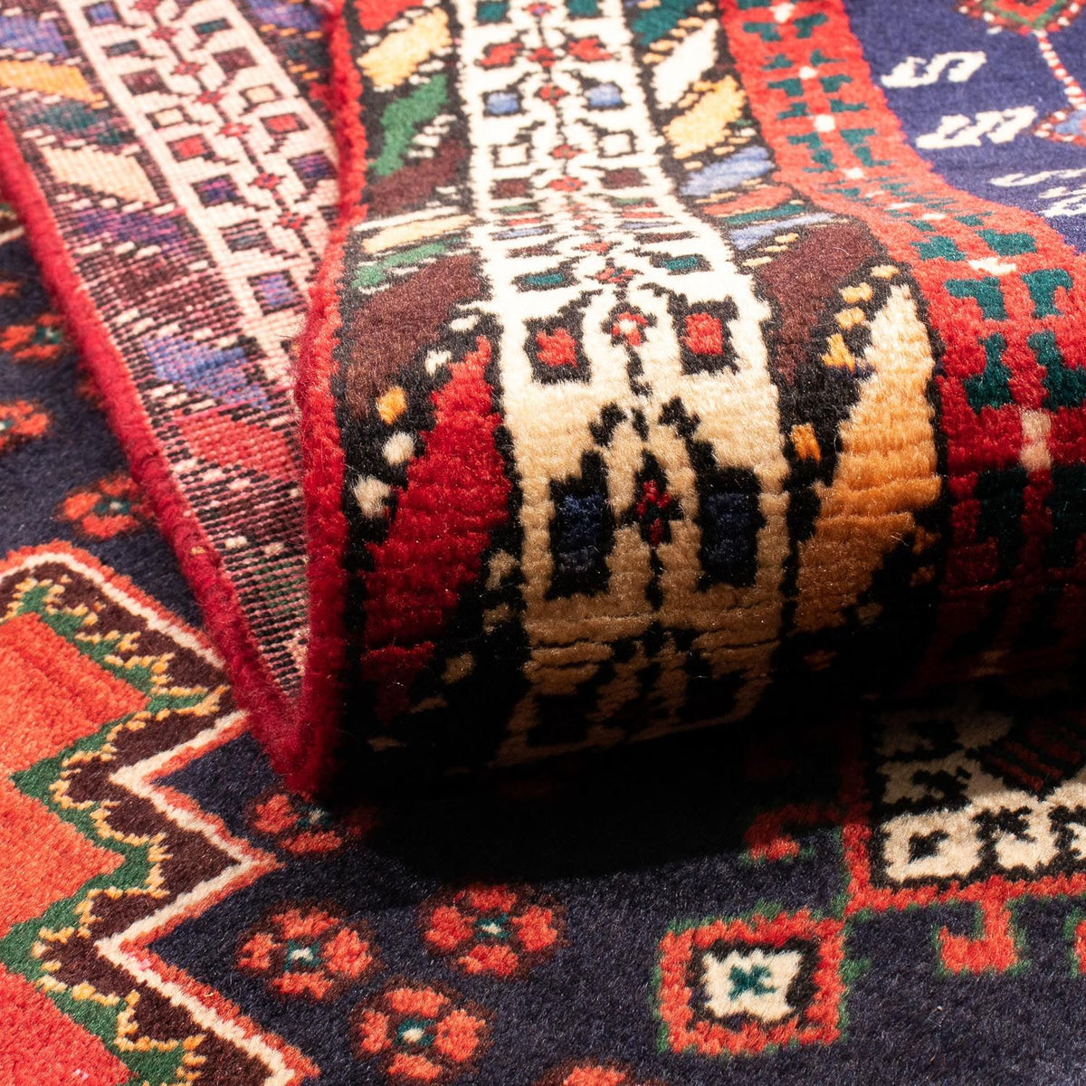 Persisk tæppe - Nomadisk - 215 x 164 cm - mørkeblå