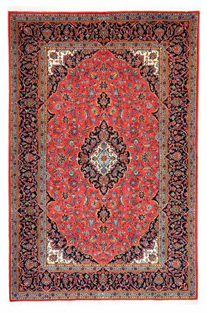 Persisk tæppe - Keshan - 218 x 144 cm - rød