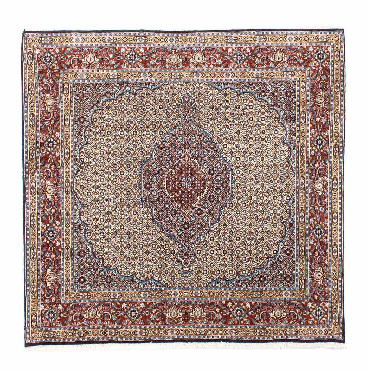 Persisk tæppe - Classic firkantet  - 200 x 191 cm - beige