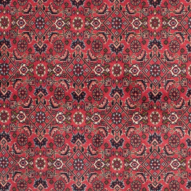 Persisk tæppe - Bijar - 206 x 140 cm - rød