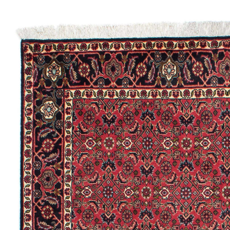 Persisk tæppe - Bijar - 206 x 140 cm - rød