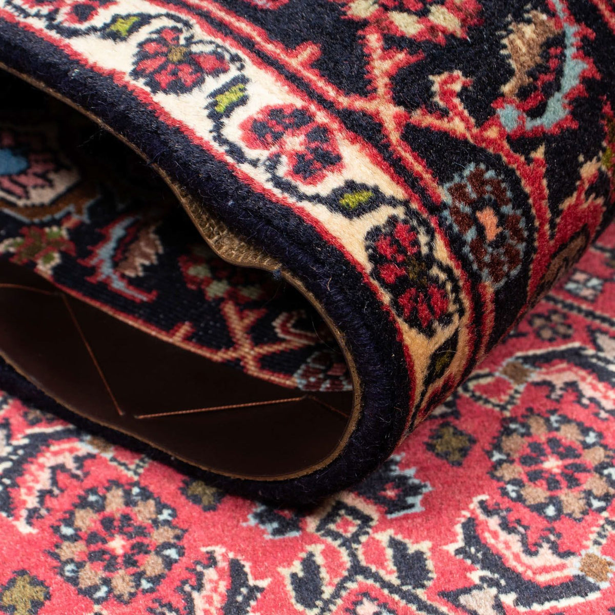 Persisk tæppe - Bijar - 206 x 140 cm - rød