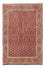 Persisk tæppe - Bijar - 205 x 141 cm - mørkerød