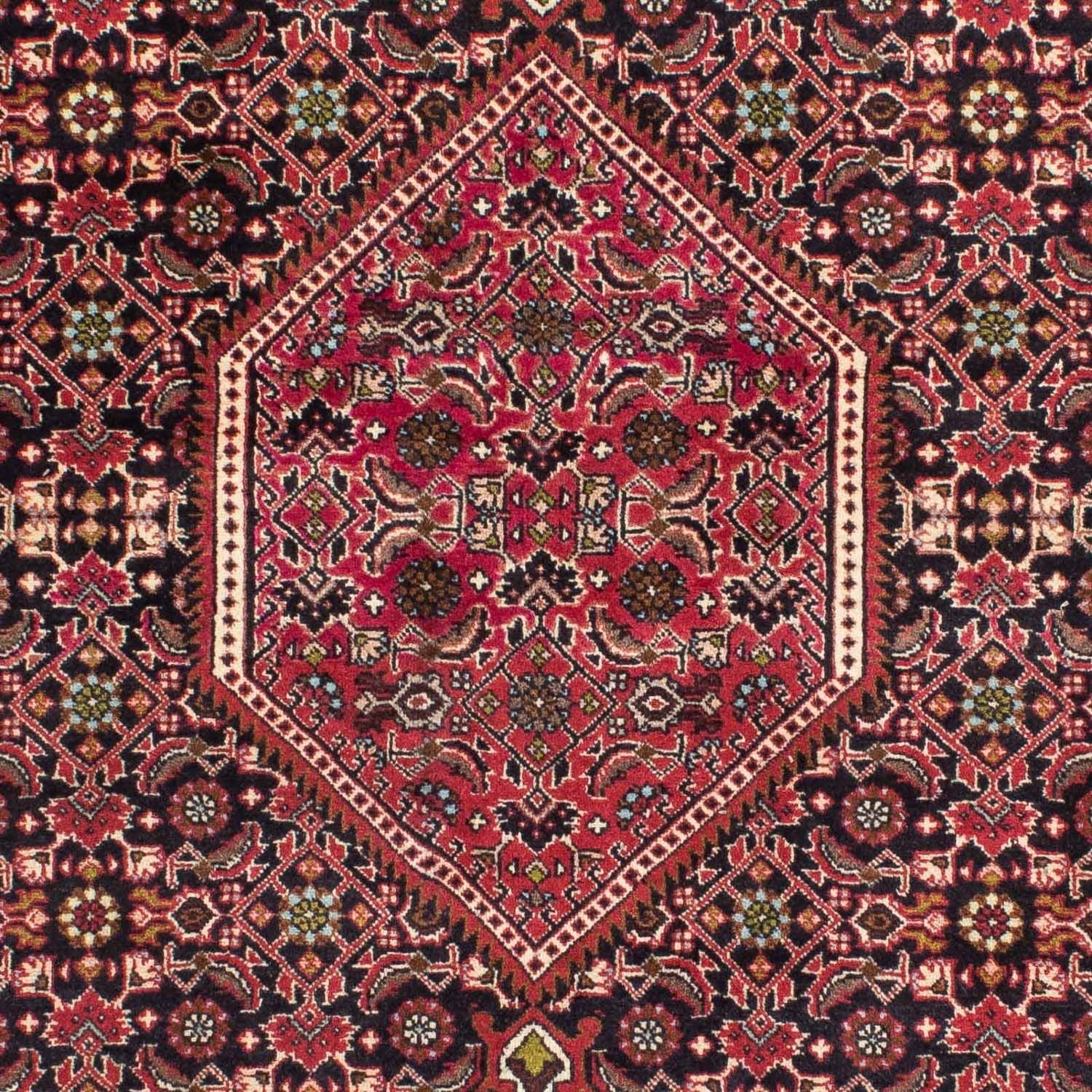 Persisk tæppe - Bijar - 216 x 138 cm - rød