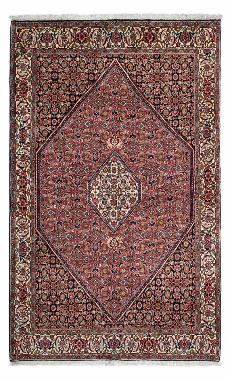Persisk tæppe - Bijar - 231 x 141 cm - rød