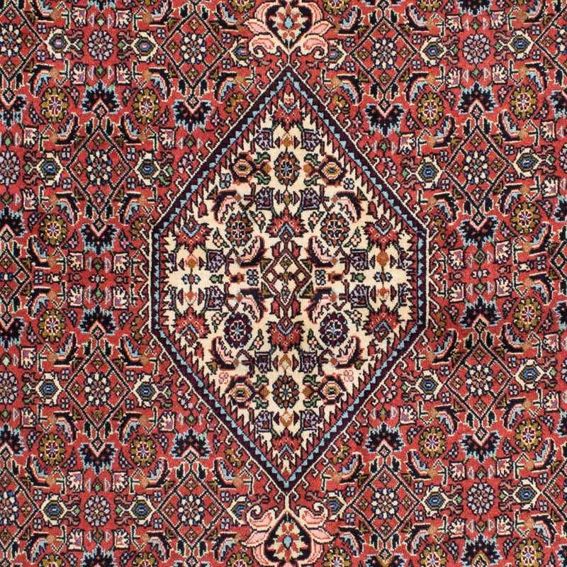Persisk tæppe - Bijar - 231 x 141 cm - rød