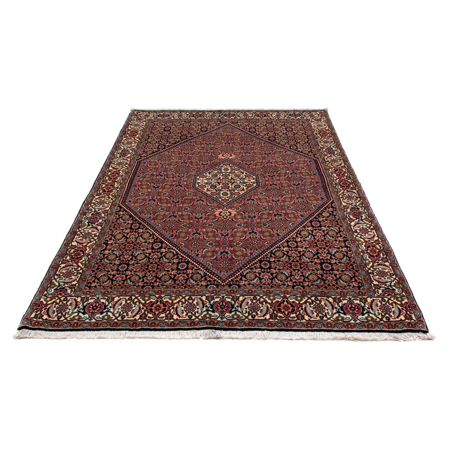 Persisk tæppe - Bijar - 231 x 141 cm - rød