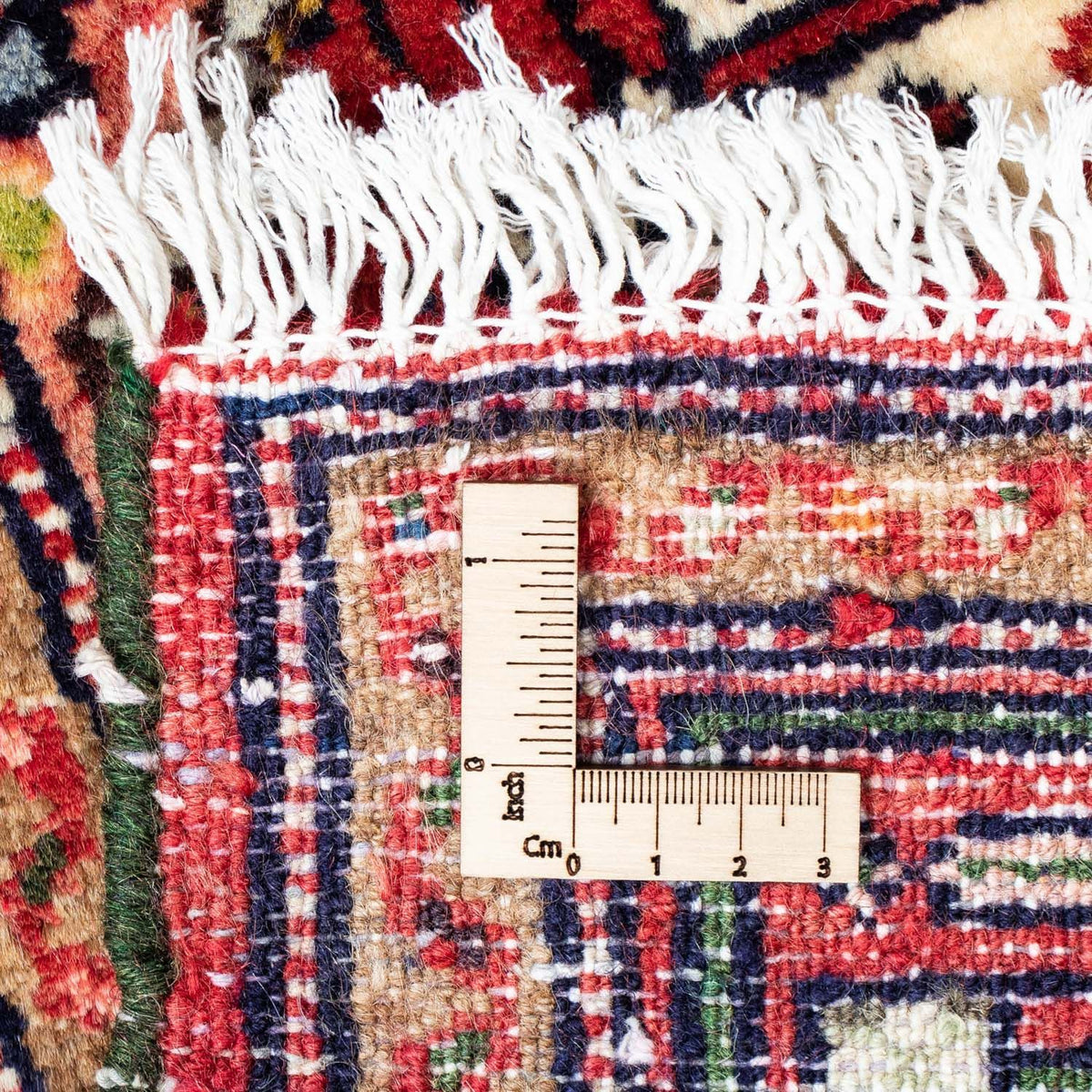 Persisk tæppe - Nomadisk - 127 x 86 cm - beige