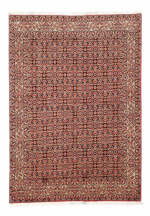 Persisk tæppe - Bijar - 240 x 171 cm - lysrød