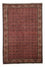 Persisk tæppe - Bijar - 300 x 200 cm - mørkerød