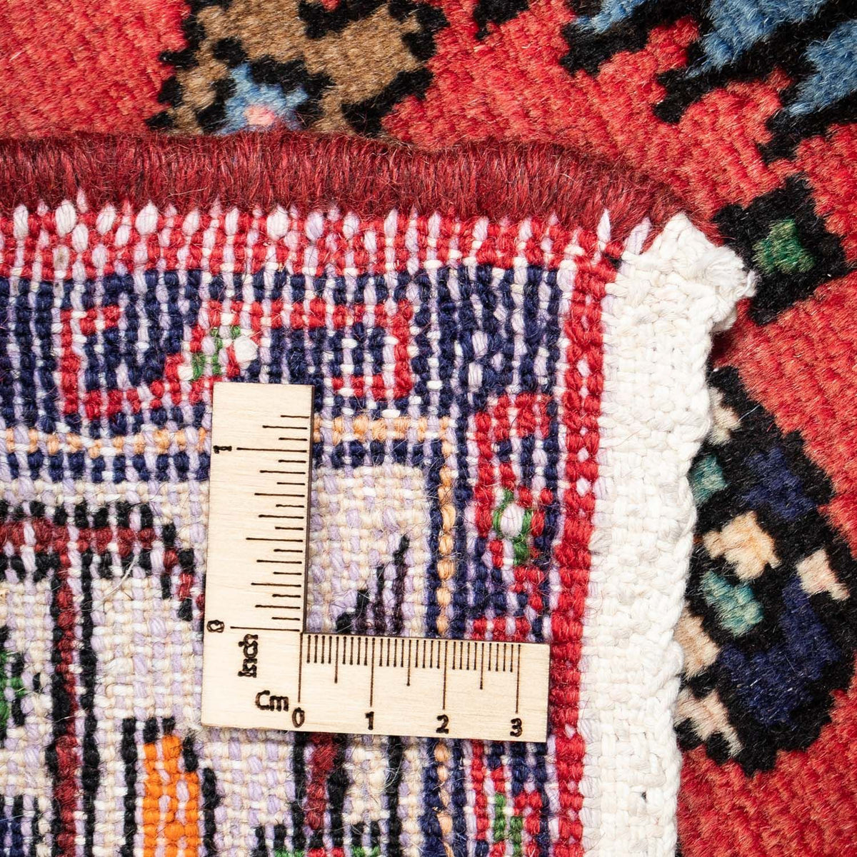 Persisk tæppe - Nomadisk - 126 x 83 cm - rød