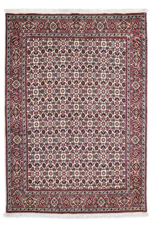 Persisk tæppe - Bijar - 207 x 128 cm - mørkeblå