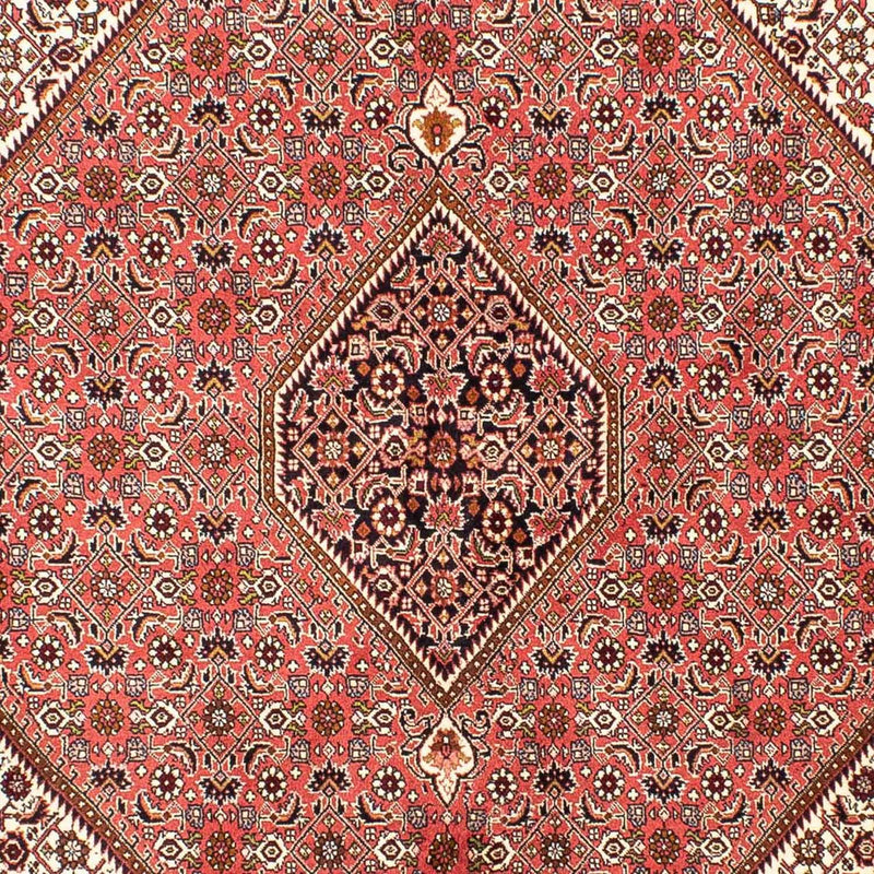 Persisk tæppe - Bijar - 237 x 176 cm - lysrød