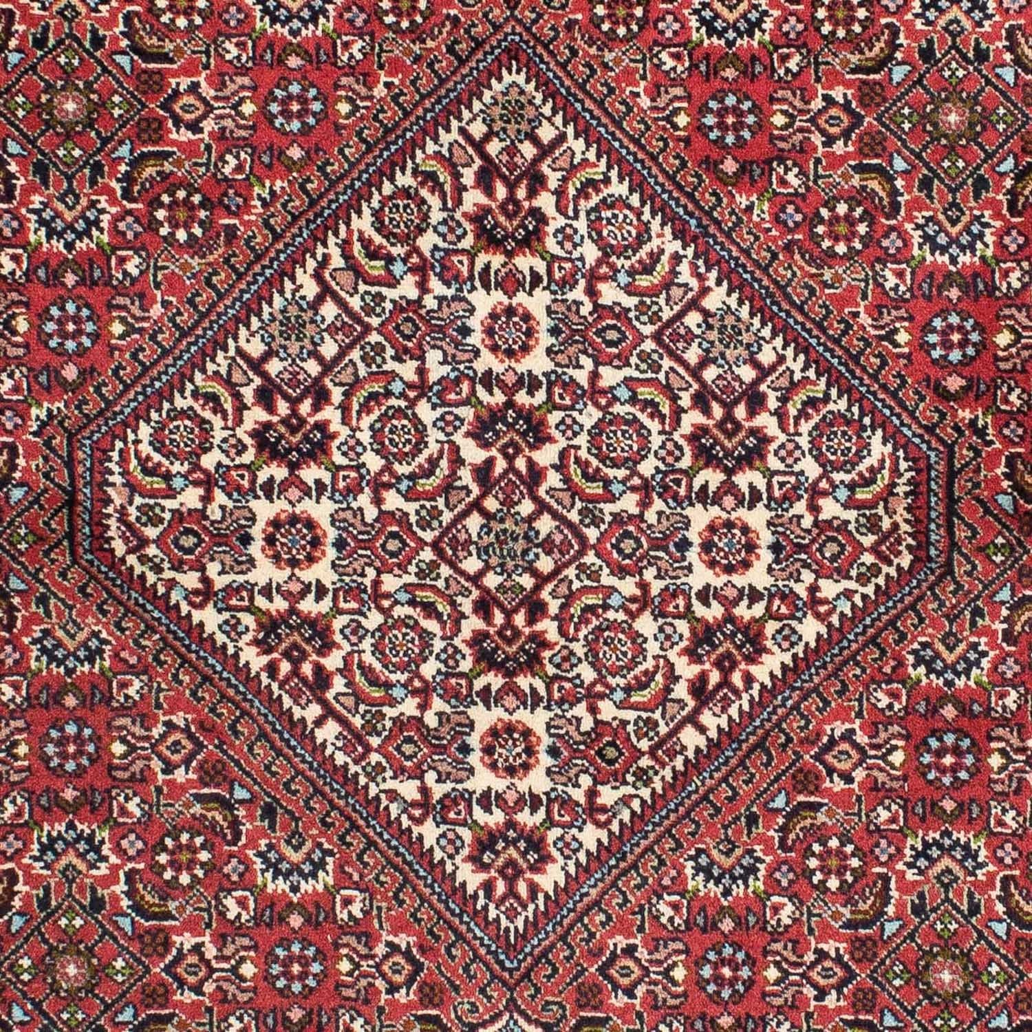 Persisk tæppe - Bijar - 224 x 140 cm - rød