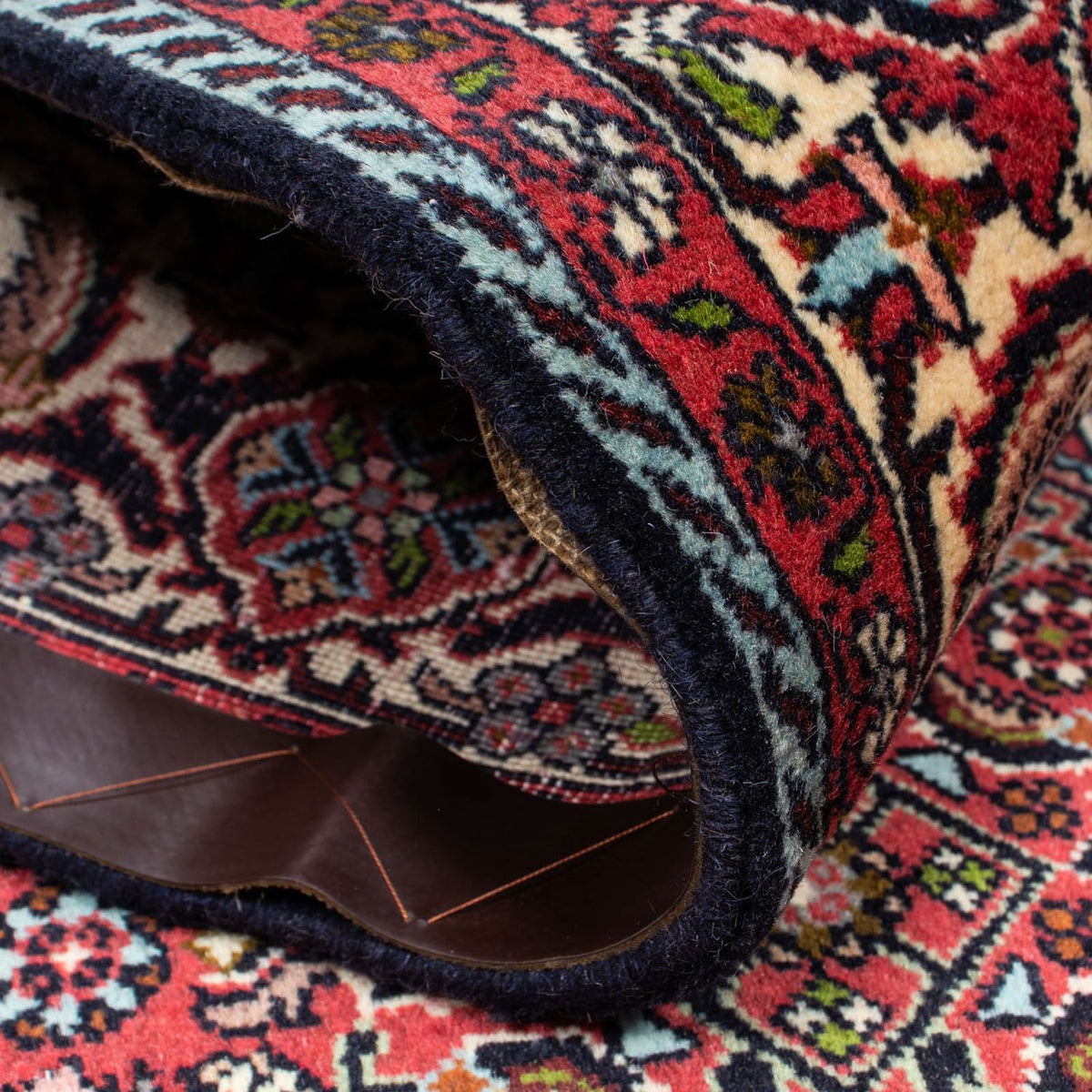 Persisk tæppe - Bijar - 224 x 140 cm - rød