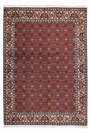 Persisk tæppe - Bijar - 193 x 137 cm - rød