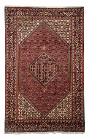 Persisk tæppe - Bijar - 321 x 197 cm - brun