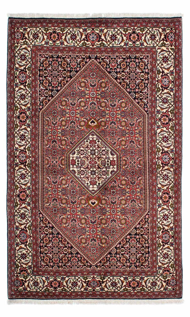 Persisk tæppe - Bijar - 220 x 136 cm - rød