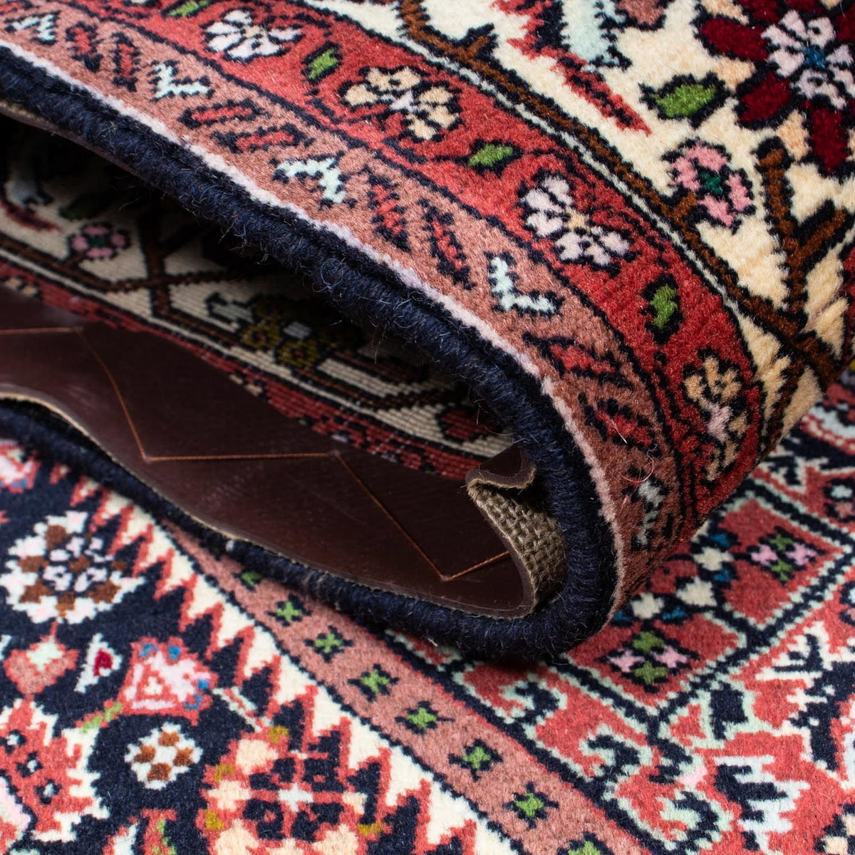 Persisk tæppe - Bijar - 220 x 136 cm - rød