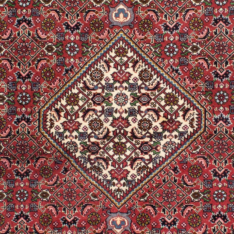 Persisk tæppe - Bijar - 216 x 137 cm - mørkeblå