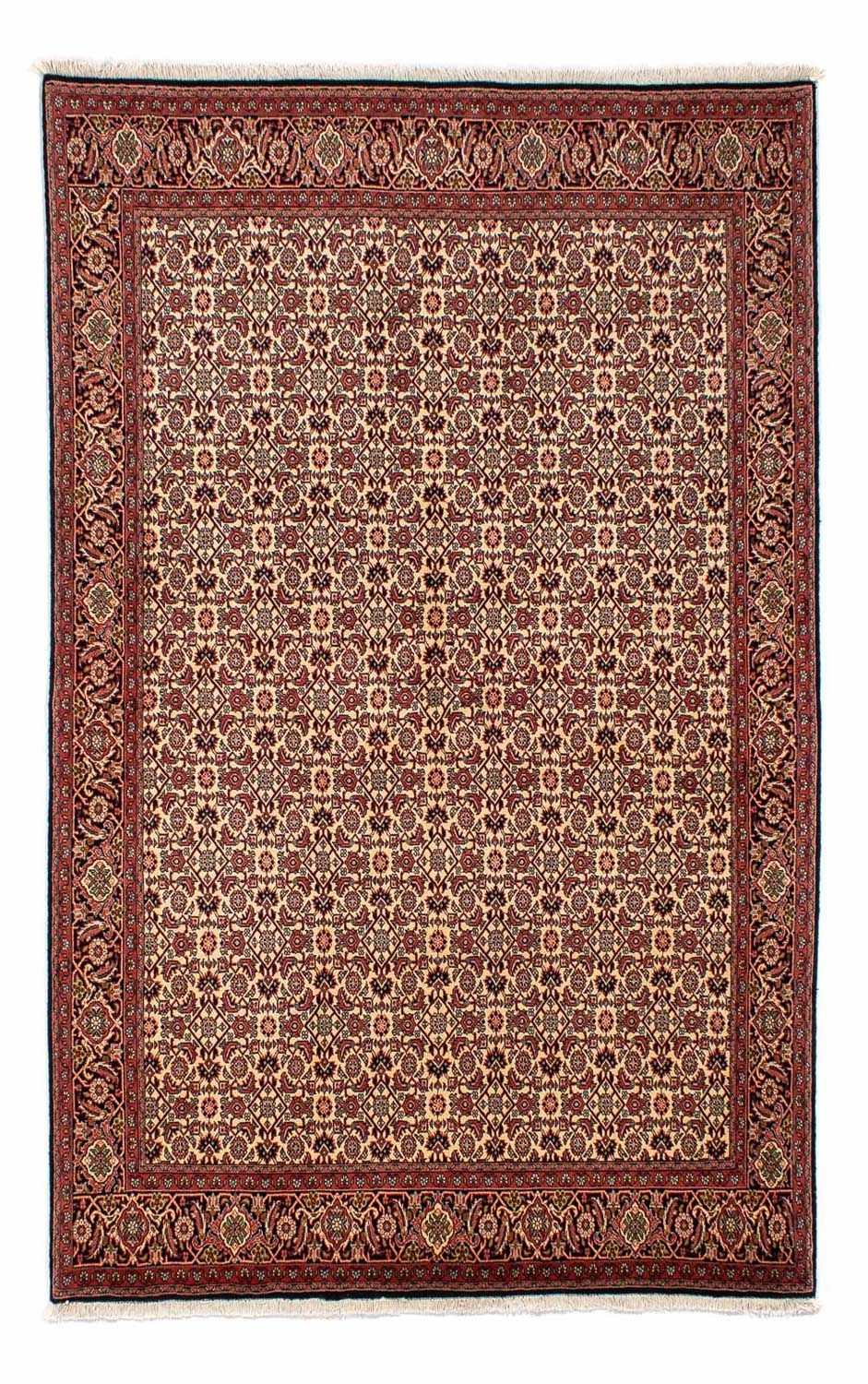 Persisk tæppe - Bijar - 254 x 171 cm - brun